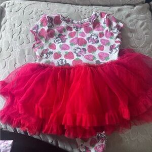 Disney Red and White Kids Dress